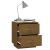Noptiere, 2 buc., maro miere, 40x34x45 cm, lemn masiv de pin GartenMobel Dekor