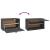 Dulap de perete, gri, 60x30x35 cm, lemn masiv de pin GartenMobel Dekor