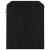 Dulap de perete, negru, 60x30x35 cm, lemn masiv de pin GartenMobel Dekor