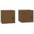 Dulapuri perete 2 buc, maro miere, 31,5x30x30cm, lemn masiv pin GartenMobel Dekor