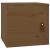 Dulapuri perete 2 buc, maro miere, 31,5x30x30cm, lemn masiv pin GartenMobel Dekor