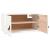 Dulap de perete, alb, 60x30x30 cm, lemn masiv de pin GartenMobel Dekor