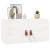 Dulap de perete, alb, 60x30x30 cm, lemn masiv de pin GartenMobel Dekor