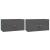 Dulapuri de perete, 2 buc. gri, 60x30x30 cm lemn masiv de pin GartenMobel Dekor