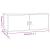 Dulap de perete, alb, 80x30x30 cm, lemn masiv de pin GartenMobel Dekor