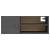 Dulapuri de perete 2 buc., gri, 80x30x30 cm, lemn masiv de pin GartenMobel Dekor