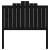 Tăblie de pat, negru, 106x4x110 cm, lemn masiv de pin GartenMobel Dekor