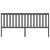 Tăblie de pat, gri, 206x6x101 cm, lemn masiv de pin GartenMobel Dekor