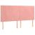 Tăblii de pat, 4 buc, roz, 90x5x78/88 cm, catifea GartenMobel Dekor