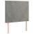 Pat box spring cu saltea, gri deschis, 90x200 cm, catifea GartenMobel Dekor