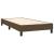 Pat box spring cu saltea, maro închis, 80x200 cm, textil GartenMobel Dekor