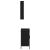 Set mobilier de baie, 2 piese, negru, lemn compozit GartenMobel Dekor