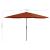 Umbrelă de soare de exterior, stâlp metalic, cărămiziu, 400 cm GartenMobel Dekor