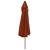 Umbrelă de soare de exterior, stâlp metalic, cărămiziu, 400 cm GartenMobel Dekor