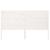 Tăblie de pat, alb, 206x4x100 cm, lemn masiv de pin GartenMobel Dekor