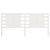 Tăblie de pat, alb, 206x4x100 cm, lemn masiv de pin GartenMobel Dekor