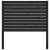 Tăblie de pat, negru, 96x4x100 cm, lemn masiv de pin GartenMobel Dekor
