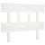 Tăblie de pat, alb, 103,5x3x81 cm, lemn masiv de pin GartenMobel Dekor