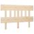 Tăblie de pat, 163,5x3x81 cm, lemn masiv de pin GartenMobel Dekor