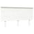 Tăblie de pat, alb, 144x6x82,5 cm, lemn masiv de pin GartenMobel Dekor