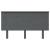 Tăblie de pat, gri, 144x6x82,5 cm, lemn masiv de pin GartenMobel Dekor