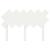 Tăblie de pat, alb, 122,5x3x80,5 cm, lemn masiv de pin GartenMobel Dekor