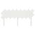 Tăblie de pat, alb, 159,5x3x80,5 cm, lemn masiv de pin GartenMobel Dekor