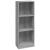 Bibliotecă cu 3 niveluri gri sonoma 40x24x109 cm lemn compozit GartenMobel Dekor