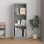 Bibliotecă cu 3 niveluri gri sonoma 40x24x109 cm lemn compozit GartenMobel Dekor
