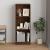 Bibliotecă cu 3 niveluri stejar maro 40x24x109 cm lemn compozit GartenMobel Dekor