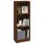 Bibliotecă cu 3 niveluri stejar maro 40x24x109 cm lemn compozit GartenMobel Dekor