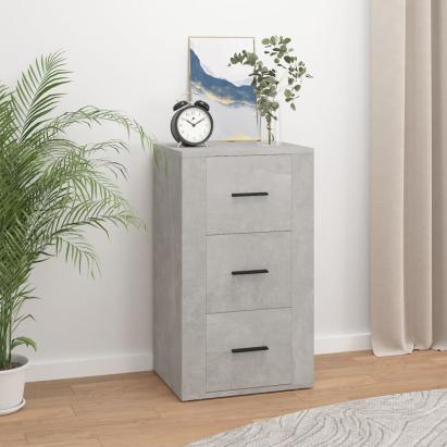 Servantă, gri beton, 40x33x70 cm, lemn prelucrat GartenMobel Dekor