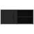 Comode TV, 2 buc., negru, 80x31,5x36 cm, lemn prelucrat GartenMobel Dekor