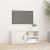 Comodă TV, alb extralucios, 80x31,5x36 cm, lemn prelucrat GartenMobel Dekor