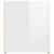 Comode TV, 2 buc., alb extralucios 80x31,5x36 cm lemn prelucrat GartenMobel Dekor