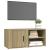 Comode TV, 2 buc., stejar sonoma, 80x31,5x36 cm, lemn prelucrat GartenMobel Dekor