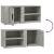 Comode TV, 2 buc., gri beton, 80x31,5x36 cm, lemn prelucrat GartenMobel Dekor