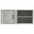 Comode TV, 2 buc., gri beton, 80x31,5x36 cm, lemn prelucrat GartenMobel Dekor