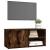 Comode TV, 2 buc., stejar fumuriu, 80x31,5x36 cm lemn prelucrat GartenMobel Dekor