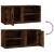 Comode TV, 2 buc., stejar fumuriu, 80x31,5x36 cm lemn prelucrat GartenMobel Dekor