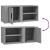 Comode TV, 2 buc., gri sonoma, 80x31,5x36 cm, lemn prelucrat GartenMobel Dekor
