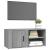 Comode TV, 2 buc., gri sonoma, 80x31,5x36 cm, lemn prelucrat GartenMobel Dekor