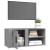 Comode TV, 2 buc., gri sonoma, 80x31,5x36 cm, lemn prelucrat GartenMobel Dekor