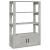 Servantă, gri beton, 80x30x119,5 cm, lemn prelucrat GartenMobel Dekor