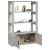 Servantă, gri beton, 80x30x119,5 cm, lemn prelucrat GartenMobel Dekor