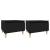 Mese laterale, 2 buc., negru, 50x46x35 cm, lemn compozit GartenMobel Dekor