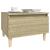 Mese laterale 2 buc. stejar sonoma 50x46x35 cm lemn compozit GartenMobel Dekor