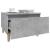 Mese laterale, 2 buc., gri beton, 50x46x35 cm, lemn compozit GartenMobel Dekor