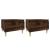 Mese laterale 2 buc. stejar fumuriu 50x46x35 cm lemn compozit GartenMobel Dekor