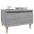 Mese laterale 2 buc. gri sonoma 50x46x35 cm lemn compozit GartenMobel Dekor